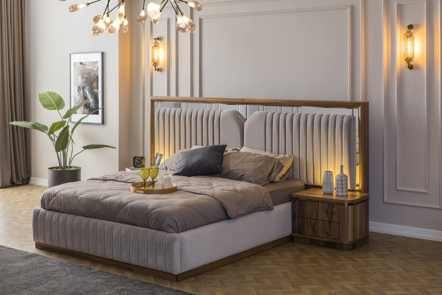 Table de Chevet Ronda Gold