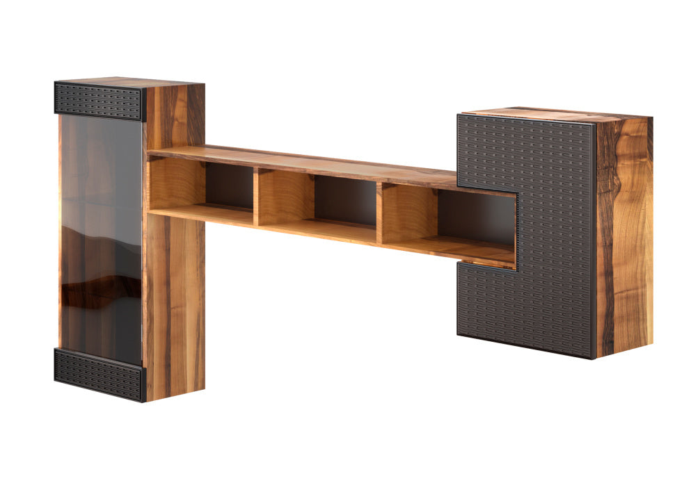 Étagère Murale Punto Walnut