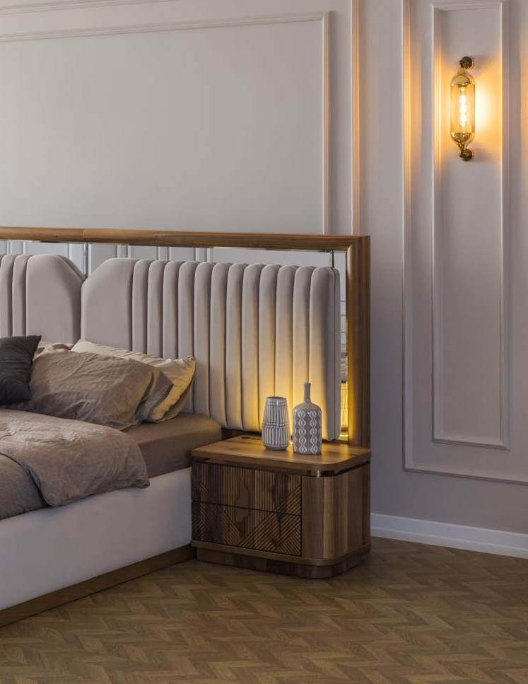 Table de Chevet Ronda Gold