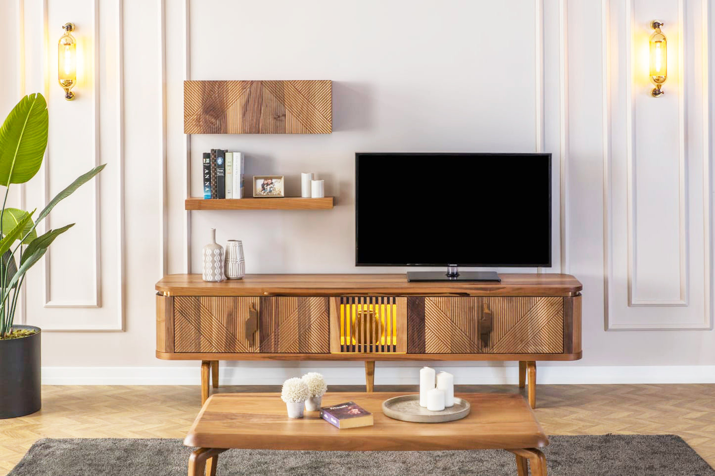 Meuble Mural Ronda Walnut