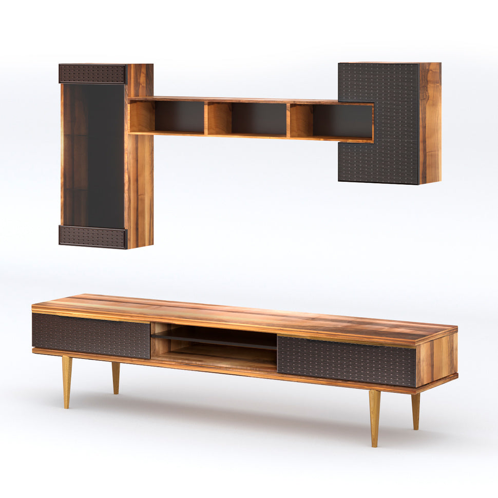 Étagère Murale Punto Walnut